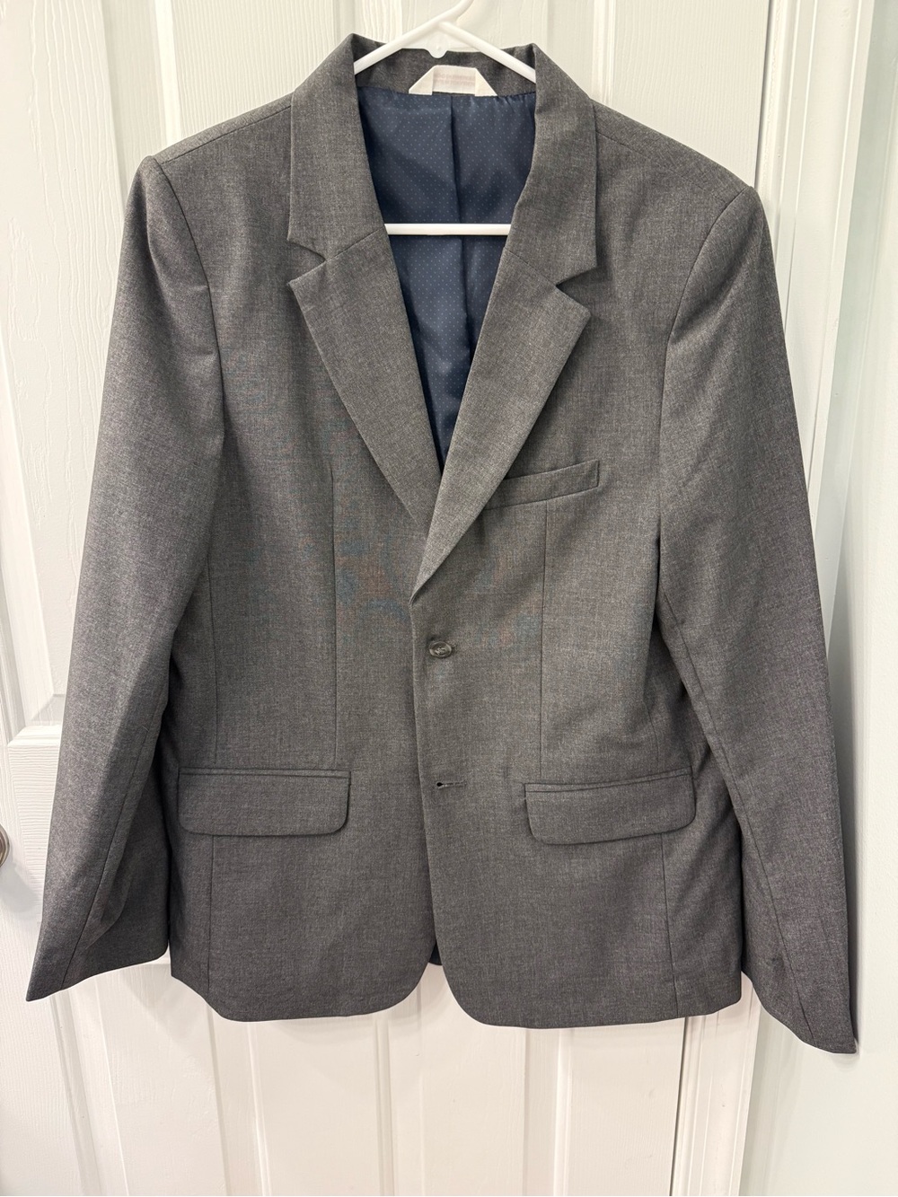 Cat & Jack boys gray suit coat 18